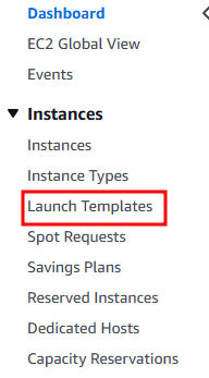 Launch template